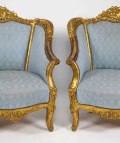 Ζευγαρι Χρυσες Πολυθρονες