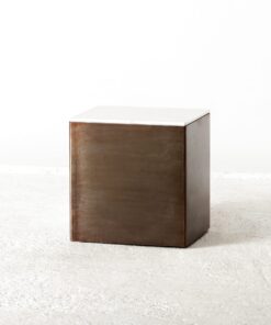 Pewter And Copper Coffee Table Small