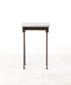 Black Chrome End Table