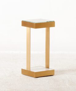 Custom Brass End Table