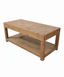 Rustic παγκος/τραπεζακι σαλονιου σε υφος παλαιωμενου παγκου