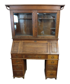 Εγγλεζικο Γραφειο με Βιβλιοθηκη